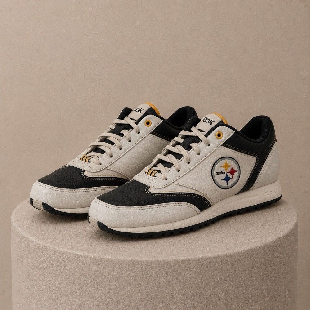 Vintage Reebok NFL Pittsburgh Steelers Sneakers Reebok Casual Football Shoes